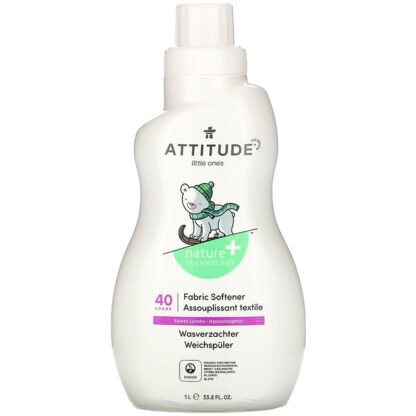 ATTITUDE, リトルワンズ、柔軟剤、スウィートララバイ、40回分、1L（33.8液量オンス）