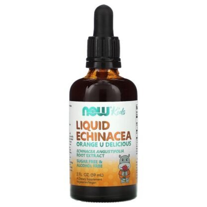 Now Foods, Kids, Liquid Echinacea, Orange, 2 fl oz (59 ml)