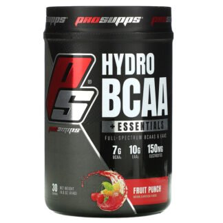 ProSupps, Hyrdo Plus Essentials, Full-Spectrum BCAAs & EAAs, Fruit Punch, 14.6 oz (414 g)