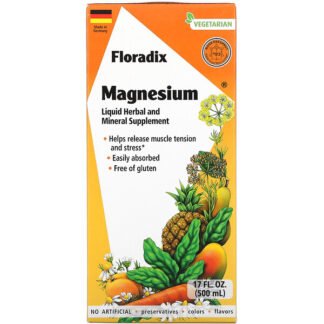 Gaia Herbs, Floradix, Magnesium, Liquid Herbal And Mineral Supplement, 17 fl oz (500 ml)