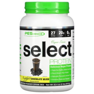 PEScience, Vegan Series Select Protein, Chocolate Bliss, 2 lbs (918 g)