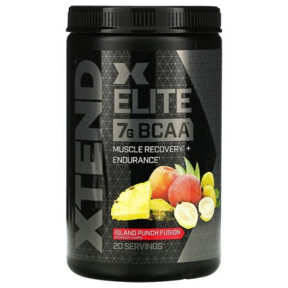 Xtend, Elite, 7 g BCAA, Island Punch Fusion, 12.7 oz (360 g)