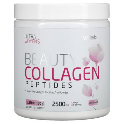 Vplab, Ultra Women's Beauty Collagen Peptides, 2,500 mg, Unflavored, 5.29 oz (150 g)