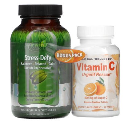 Irwin Naturals, Stress-Defy, 84 Liquid Soft-Gels