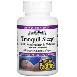 Natural Factors, Tranquil Sleep, 45 Enteric Coated Softgels