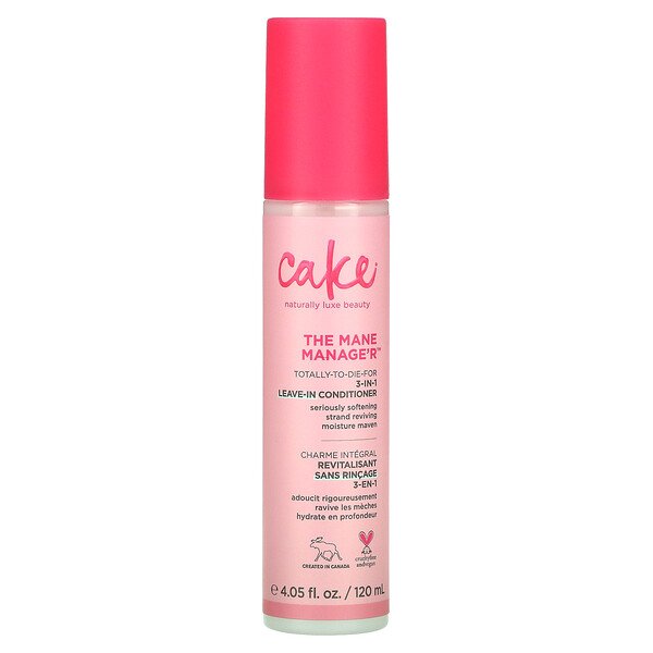 Cake Beauty, The Mane Manage'r, 3-in-1 Leave-In Conditioner, 4.05 fl oz (120 ml)