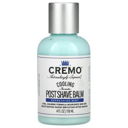 Cremo, Cooling Post Shave Balm, Refreshing Mint, 4 fl oz (118 ml)