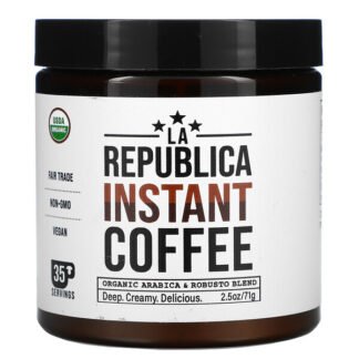 LA Republica, Organic Arabica & Robusto Blend, 2.05 oz (71 g)