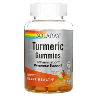 Solaray, Turmeric Gummies, Mango Flavor, 60 Gummies