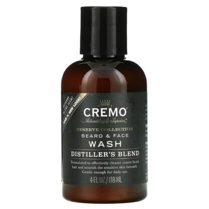 Cremo, Beard & Face Wash, Distiller's Blend, 4 fl oz (118 ml)