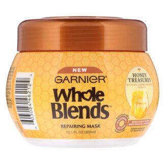 Garnier, ホールブレンド、リペアリングマスク、ハニートレジャー、300 ml(10.1 f loz)