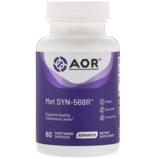 Advanced Orthomolecular Research AOR, Met SYN-568R（メットSYN-568R）、植物性カプセル60粒