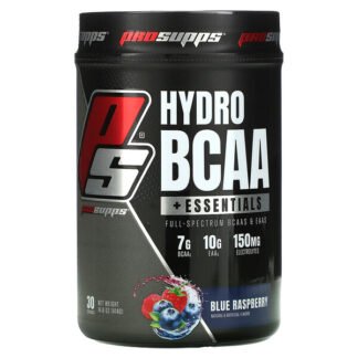ProSupps, Hyrdo Plus Essentials, Full-Spectrum BCAAs & EAAs, Blue Raspberry, 14.6 oz (414 g)