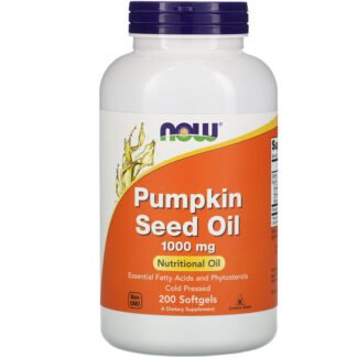 Now Foods, パンプキンシードオイル、1,000mg、ソフトジェル200粒