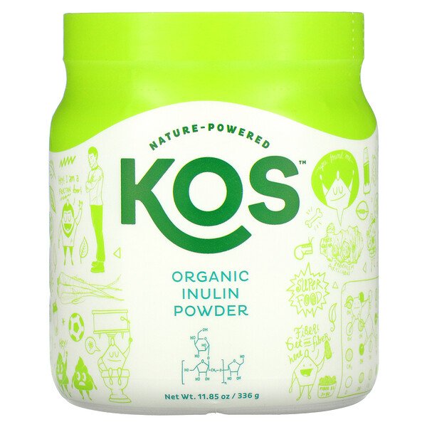 KOS, Organic Inulin Powder, 11.85 oz (336 g)