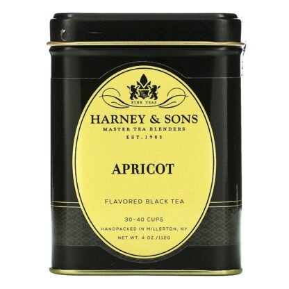 Harney & Sons, Apricot, Flavored Black Tea, 4 oz
