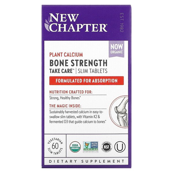 New Chapter, Bone Strength Take Care, 60 Vegetarian Slim Tablets