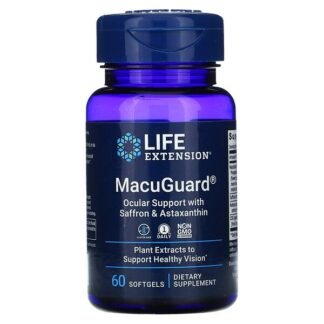 Life Extension, MacuGuard、サフランとアスタキサンチン入り眼球サポート、60ソフトジェル