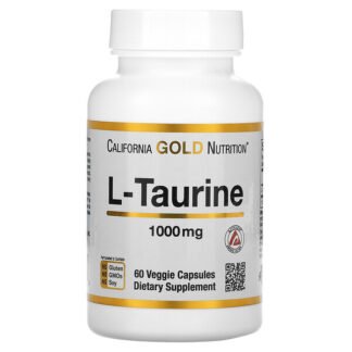 California Gold Nutrition, L-タウリン、AjiPure（アジピュア）、1,000mg、ベジカプセル60粒