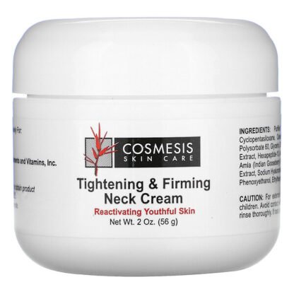 Life Extension, Cosmesis Skin Care（コスメシススキンケア）、タイトニング＆ファーミングネッククリーム、56g（2オンス）