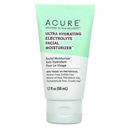 Acure, Ultra Hydrating Electrolyte Facial Moisturizer, 1.7 fl oz (50 ml)