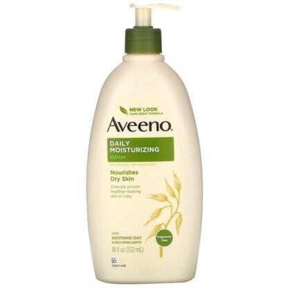 Aveeno, デイリーモイスチャライジングローション、無香料、532ml（18液量オンス）
