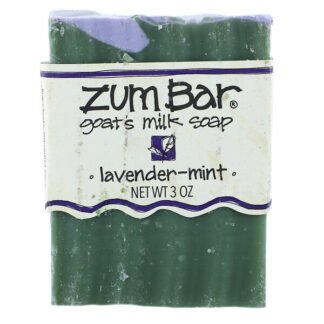 Indigo Wild, ズムバー、 ゴートミルク 石けん、 ラベンダー-ミント、 3 oz バー