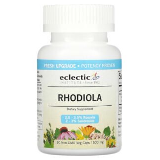 Eclectic Institute, ロディオラ、500 mg、 90ベジキャップ