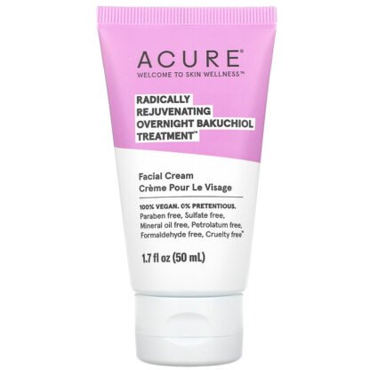 Acure, Radically Rejuvenating Overnight Bakuchiol Treatment, 1.7 fl oz (50 ml)